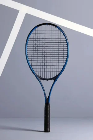 Decathlon Aluminum Tennis Racket for Adults (Blue & Black)