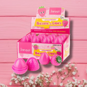 Bálsamo Labial Fresita Color Fucsia l Jarusa