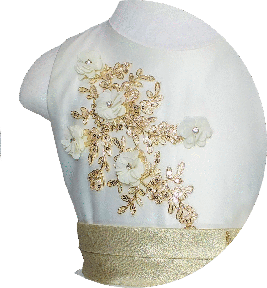 Vestido de Compromiso para Niña l Pajes, Bautizo, Primera comunión, Confirmación - Imagen 3