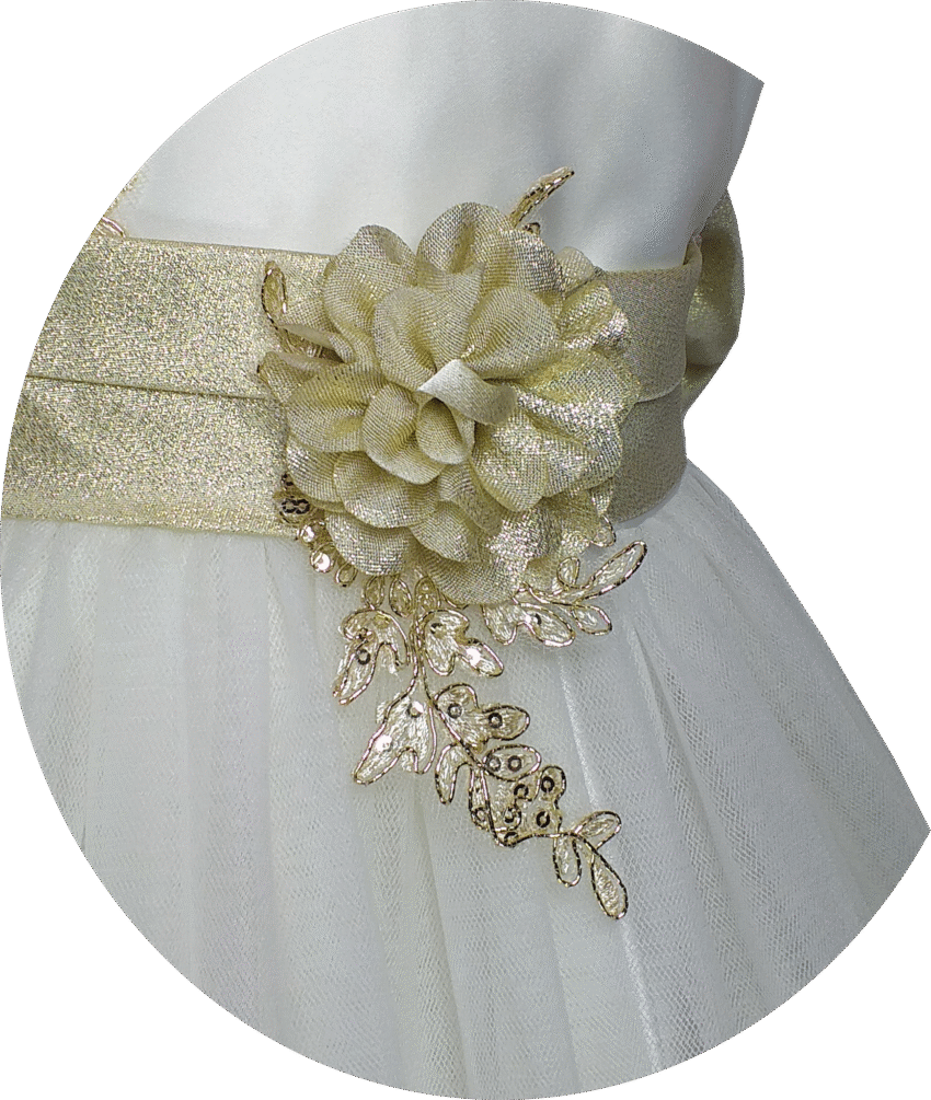 Vestido de Compromiso para Niña l Pajes, Bautizo, Primera comunión, Confirmación - Imagen 4