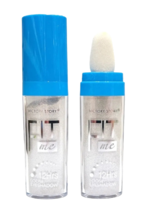 Iluminador o sombra de ojos suelta de la marca Victory Story, parte de su línea "FIT me", "polvo de hadas"