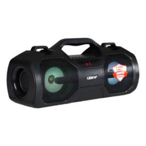 Parlante Bluetooth Portátil LD-S1687FM-BT con Luces LED | USB, MicroSD, AUX y Radio FM