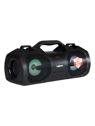 Parlante Bluetooth Portátil LD-S1687FM-BT con Luces LED | USB, MicroSD, AUX y Radio FM