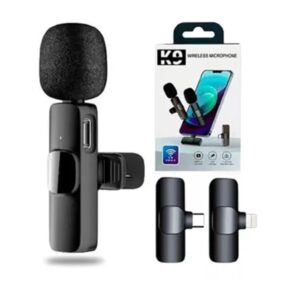 Micrófono Inalámbrico K9 para Celular – Lavalier Profesional Plug & Play
