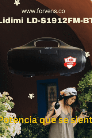 Parlante Bluetooth LD-S1912FM-BT-Subwoofer Altavoz Bluetooth-Radio FM- l Negro