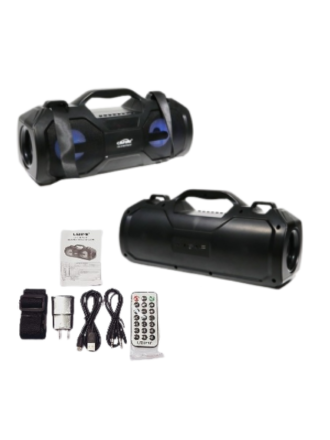 Parlante Bluetooth Portátil LD-S1687FM-BT con Luces LED | USB, MicroSD, AUX y Radio FM - Imagen 3