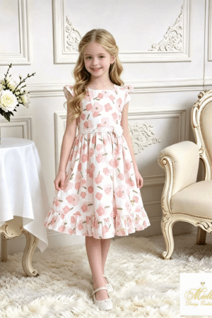 Vestido Infantil de Alta Costura "Encanto Floral" — Colección Exclusiva