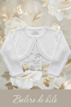 Bolero de Hilo Premium con Perlas – Miells