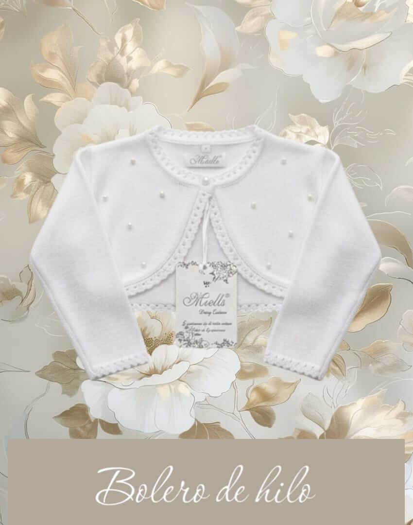 Bolero de Hilo Premium con Perlas – Miells